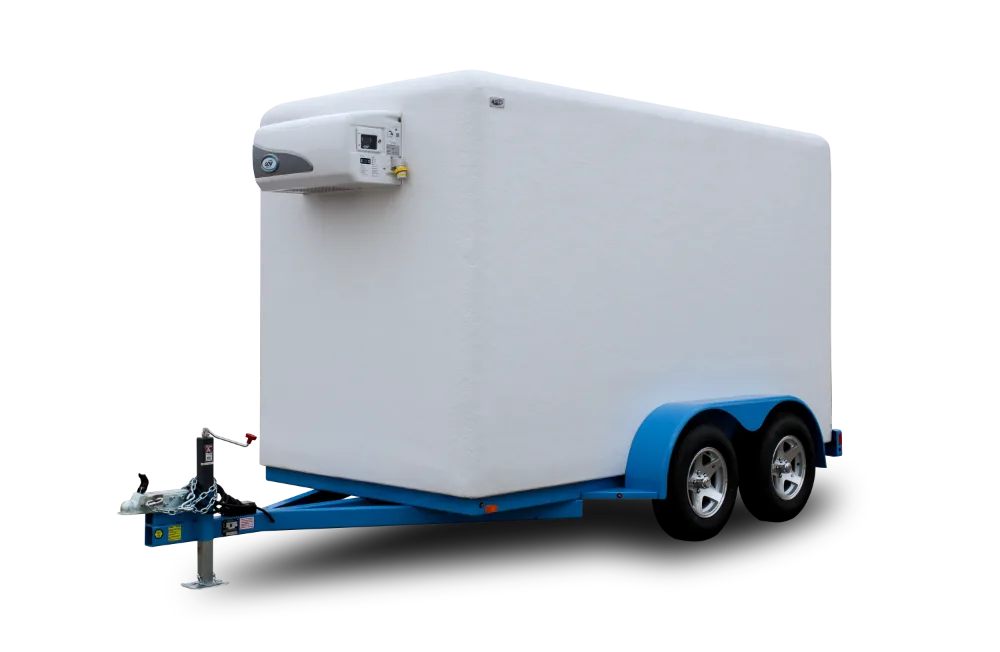 6x12 freezer trailer rental available in Utah
